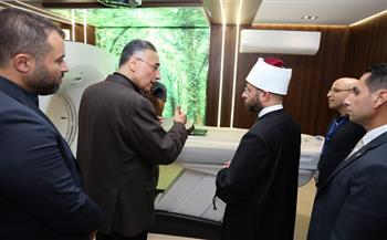وزير الأوقاف يفتتح وحدة الأشعة المقطعية وعددا من أعمال التطوير بمستشفى الدعاة