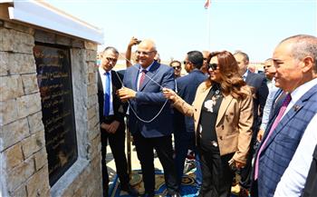 وزيرة التنمية المحلية ومحافظ القليوبية يفتتحان تطوير شارع نبوية موسى وكوبري مشاه المجمع الإسلامي 