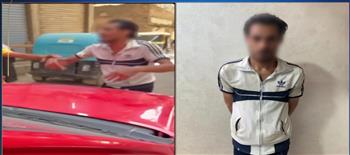 ضبط سائق "توك توك" قطع الطريق على مواطن وهدده بإحراق سيارته بالقليوبية