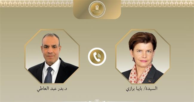 وزير الخارجية يبحث مع وزيرة خارجية لاتفيا تعزيز العلاقات الثنائية 