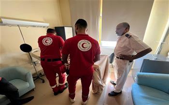 فرق الهلال الأحمر بمطروح تزور مصابي حادث القطار بالمستشفيات وتقدم الدعم اللازم