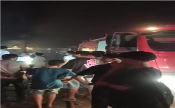 الحماية المدنية تنجح في السيطرة على حريق بمصنع ملابس في كفر الشيخ