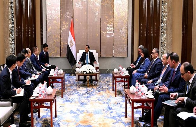 رئيس الوزراء يبحث مع رئيس شركة تيدا الصينية التوسع في الاستثمارات داخل مصر
