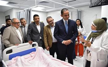نائب وزير الصحة يتفقد مستشفى أطفال مصر لمتابعة أعمال التطوير وجودة الخدمات الطبية