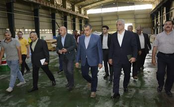 وزير الإنتاج الحربي في مصنع " 100 الحربي" : "اصبحت مصر واحدة من ست دول في العالم  لإنتاج الصلب المدرع" 