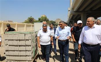 محافظ الجيزة يتفقد أعمال التطوير بمحيط مستشفى بولاق الدكرور ومحطة مترو الجامعة