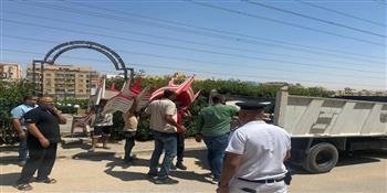 محافظة الجيزة: غلق وتشميع 3 محلات بحدائق الأهرام ورفع 600 حالة إشغال للمقاهي والمطاعم
