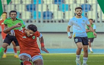 الدوري الممتاز..رشاد المتولي يتقدم لـ مودرن على حرس الحدود في الشوط الأول 