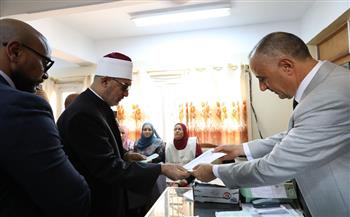 مفتي الجمهورية: المشاركة في انتخابات مجلس الشيوخ واجب وطني ومسؤولية شرعية