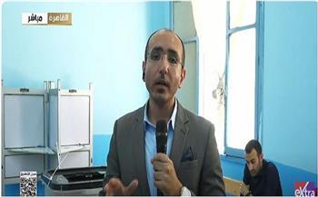 من داخل إحدى اللجان بالمعادي رصد الإجراءات المتبعة لتصويت الناخبين في انتخابات مجلس الشيوخ