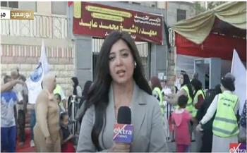 توافد متزايد من الشباب والسيدات على لجان بورسعيد في انتخابات الشيوخ