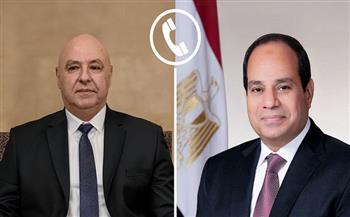  الرئيس السيسي يتلقى اتصالاً هاتفيًا من رئيس الجمهورية اللبنانية