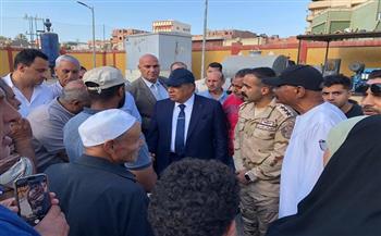 محافظ الدقهلية يفتتح محطة صرف صحي بقرية دنجواي