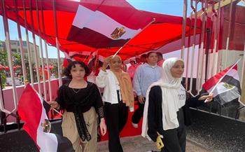 مشاركة متميزة للمرأة المصرية في انتخابات مجلس الشيوخ بلجان القاهرة الجديدة