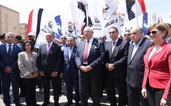 قيادات "الجبهة الوطنية" في جولة تفقدية لمتابعة سير انتخابات الشيوخ بالقاهرة| صور 