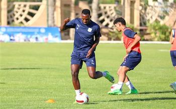 الرواندي بونور موغيشا يخوض أول مران مع المصري بعد إنهاء إجراءات ضمه