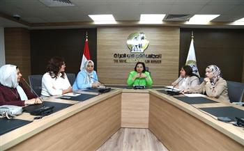 القومي للمرأة يستقبل وفدا من طلاب جامعة الجلالة 