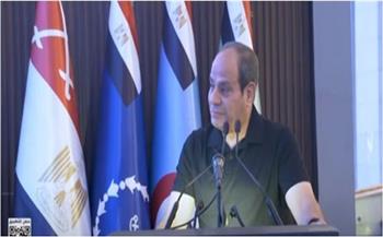 الرئيس السيسي: «محدش يقدر يهزم شعب متماسك واعي وصلب»