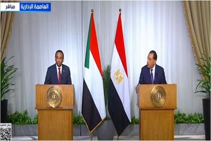 مدبولي: مصر والسودان يؤكدان رفضهما النهج الأحادي الإثيوبي على نهر النيل