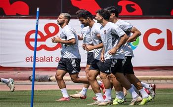 تحت أنظار الخطيب.. الأهلي يواصل تدريباته استعدادًا لمباراة مودرن سبورت