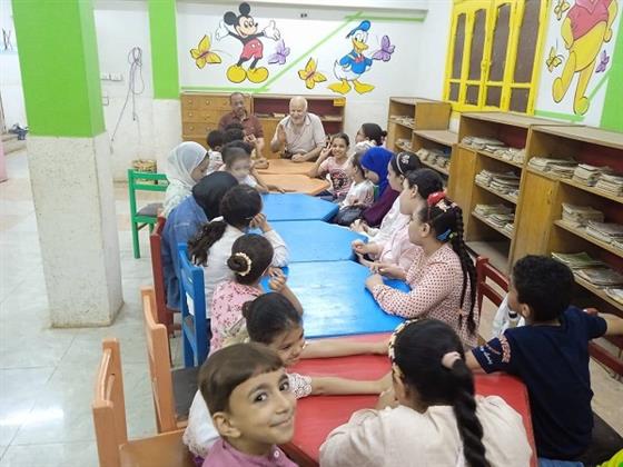 المركز الثقافي للطفل بمنفلوط ينظم ورشة حكي بعنوان "العادات والتقاليد"