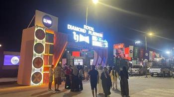 توافد الجمهور على حفل تامر عاشور في مهرجان العلمين 2025