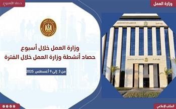 وزارة العمل تستعرض أبرز أنشطتها خلال أسبوع