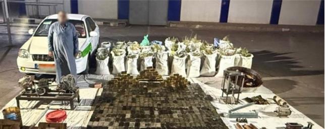 ضبط عنصر جنائي بحوزته كميات ضخمة من الحشيش والبانجو بمنطقة أبو رديس