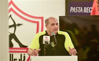 بدر حامد يشيد بلاعبي الزمالك بعد الفوز على سيراميكا كليوباترا