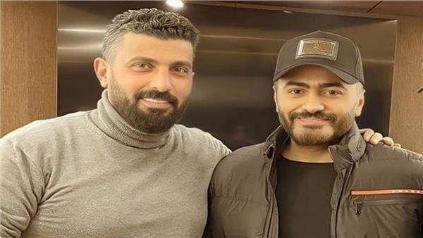 تامر حسنى يساند محمد سامى قبل انطلاق «رد كليتى»