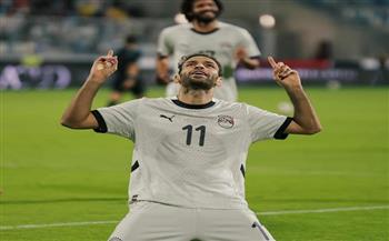 ميدو جابر يضيف الهدف الثالث لمنتخب مصر في شباك تونس