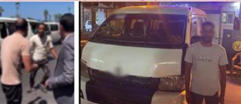 عقب تداول الفيديو.. ضبط سائق ميكروباص أساء لفظياً لمواطن بالإسكندرية