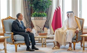 وزير الخارجية ينقل رسالة تضامن ودعم من الرئيس السيسي إلى أمير دولة قطر