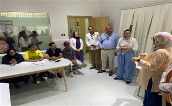 البعثة التخطيطية لمؤسسة التعليم فوق الجميع القطرية تستكمل أعمالها بزيارة مركز شباب الجيزة