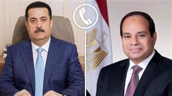 مصر والعراق يتضامنان مع قطر ويدينان العدوان الإسرائيلي خلال اتصال رئاسي.