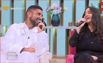 جودي أحمد سعد تشعل جمهور "معكم منى الشاذلي" بأداء غنائي مميز