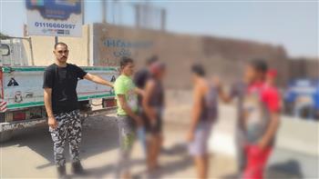 ضبط نباشين يروعون المارة ويسرقون مكونات الممشى السياحي بالمريوطية في الجيزة  