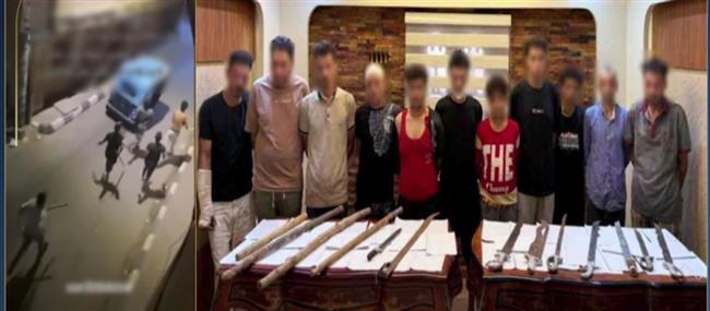 عقب تداول الفيديو.. ضبط أطراف مشاجرة في الغربية