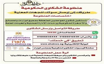 تعرف على طرق توصيل شكوتك لمنظومة الشكاوى الحكومية.. انفوجراف