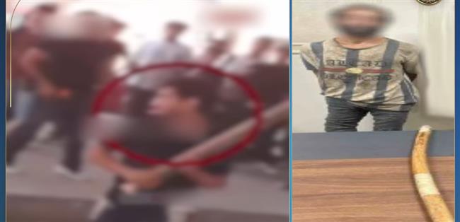 ضبط عاطل تعدى على سائق بعصا خشبية في العجوزة