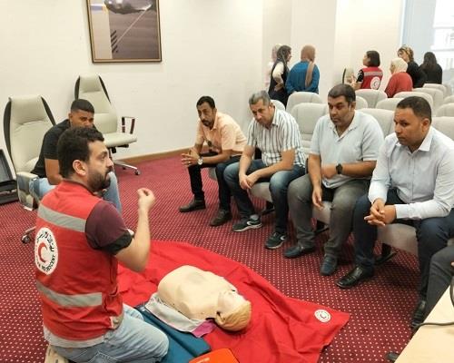 وزارة الصحة تستقبل العاملين بالشباب والرياضة للتدريب على أجهزة الرجفان القلبي   