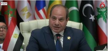 الرئيس السيسي: العدوان الإسرائيلي يعكس بجلاء ممارسات تجاوزت أي منطق سياسي أو عسكري
