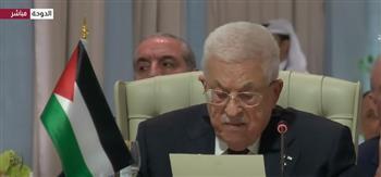 الرئيس الفلسطيني: نطالب بموقف عربي حاسم أمام العدوان الإسرائيلي
