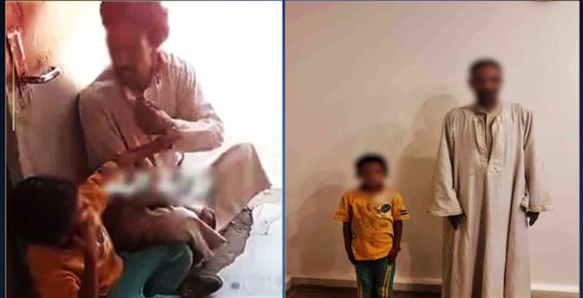 ضبط أب تعدى علي نجله ضربا بقصد تأدييه ومنعه من التسول في الإسماعيلية 