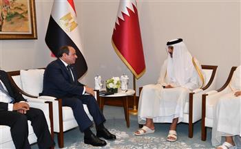 الرئيس السيسي وأمير قطر يؤكدان أهمية تشكيل جبهة موحدة لحماية الأمن القومي العربي