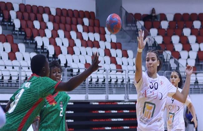 فوز منتخب ناشئات اليد 2008 على بوركينا فاسو 32- 17 في بطولة إفريقيا 