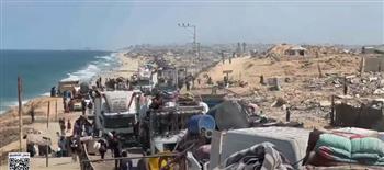 نزوح مكثف لسكان غزة دون توفير مناطق آمنة.. فيديو