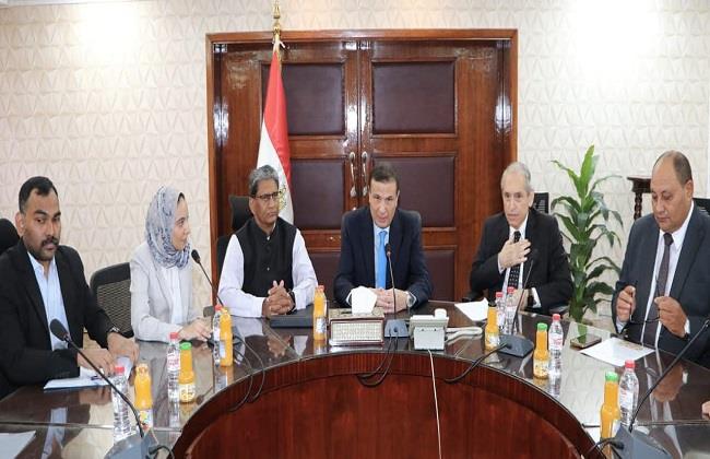 وزير الزراعة يبحث مع وفد هندي رفيع المستوى تعزيز التعاون الزراعي والفرص الاستثمارية المشتركة