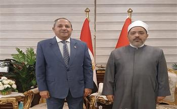 محافظ بورسعيد يستقبل وكيل وزارة الأوقاف ببورسعيد 