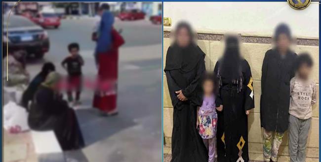 القبض على 3 سيدات للقيام بأعمال التسول في الإسماعيلية